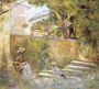 Nono and Marthe in the Garden with Madame Lebasque Reproduction