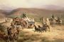 Grouse Shooting on the Glentanar Estate in Aberdeenshire, 1889 Reproduction