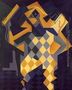 Harlequin with Violin Reproduction