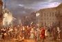 The Night of the Three Kings at Puerta del Sol, Madrid, 1839 Reproduction
