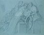 Study for the Central Group in the Death of Earl of Chatham Reproduction
