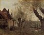Willows and Farmhouses at Saint-Catherine-les Arras Reproduction
