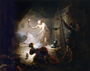 Saul and the Witch of Endor, 1753 Reproduction