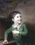Portrait of a young boy Reproduction