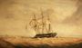 H.M.S. Pique, coming off the rocks on the coast of Labrador on October 23rd, 1830 Reproduction