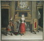 Lady in her bedroom, published c.1688-90 Reproduction