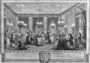 The Evening Dress Ball at the House of Monsieur de Villemorien Fila, engraved by L. Provost Reproduction