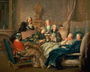 The Reading from Moliere, c.1728 Reproduction