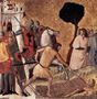 Scenes from the Life of St Colomba Beheading of St Colomba 1340s Reproduction