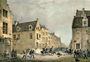 Diversion of a Dutch Division at the Porte de Flandre, Brussels, 23rd September 1830, engraved by Jean Baptiste Madou 1796-1877 Reproduction