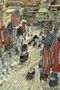 Flags on Fifty-Seventh Street Reproduction