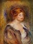Young Girl In Blue Aka Head Of A Blond Woman Reproduction