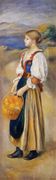 Girl With A Basket Of Oranges Reproduction