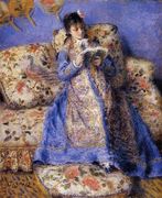Camille Monet Reading Reproduction