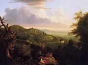 View of Monte Video, Seat of Daniel Wadsworth, Esq. Reproduction