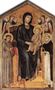 Madonna Enthroned with the Child and Two Angels 2 Reproduction