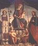 Madonna and Child with SS.James The Greater and Lawrence Reproduction