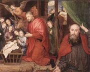 Adoration of the Shepherds (detail 3) c. 1480 Reproduction