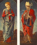 Virgin Announced and St Maurelio (panels of a polyptych) c. 1475 Reproduction