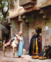 Scene de rue au Caire Reproduction