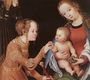 The Mystic Marriage of St Catherine (detail) c. 1516 Reproduction