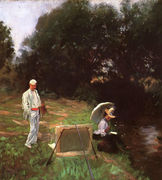 Dennis Miller Bunker Painting at Calcot Reproduction