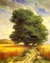 Landscape with Oak Trees 1859 Reproduction